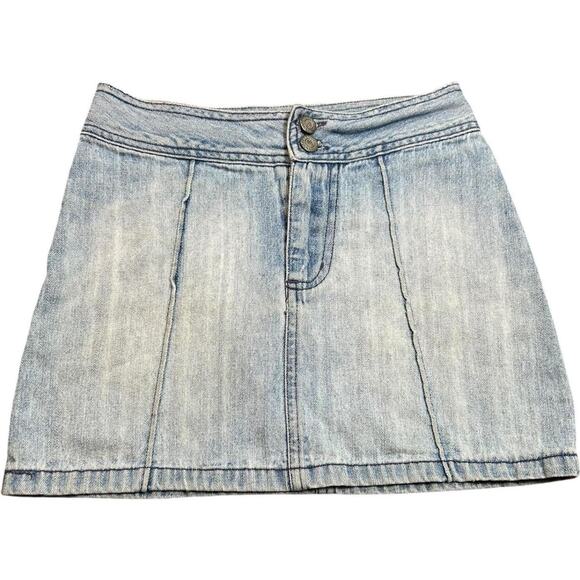 Xhilaration Y2K Girls Pencil Denim Skirt - Picture 1 of 4